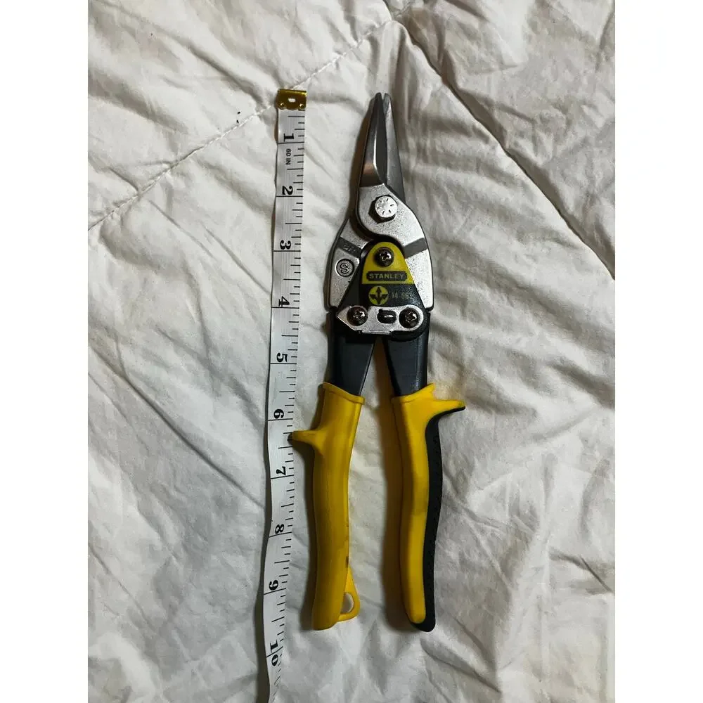 Stanley FatMax 14-563 Aviation Snips Straight Cut Metal Shears Tin Snips Tool - Picture 5 of 8